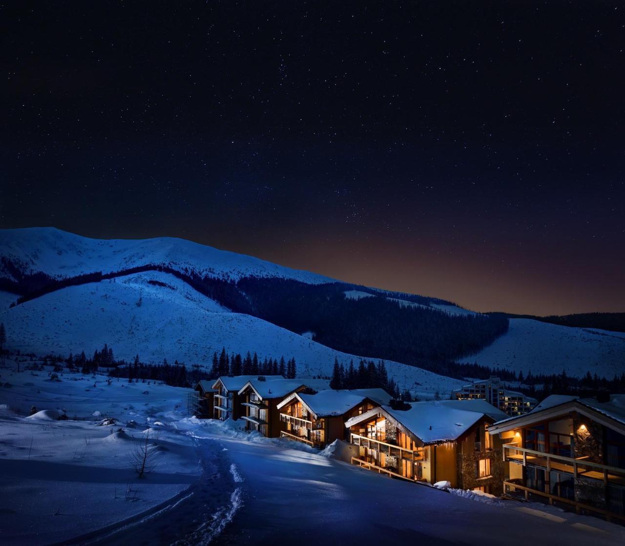 Chalets Mineralia Демяновская долина Экстерьер фото